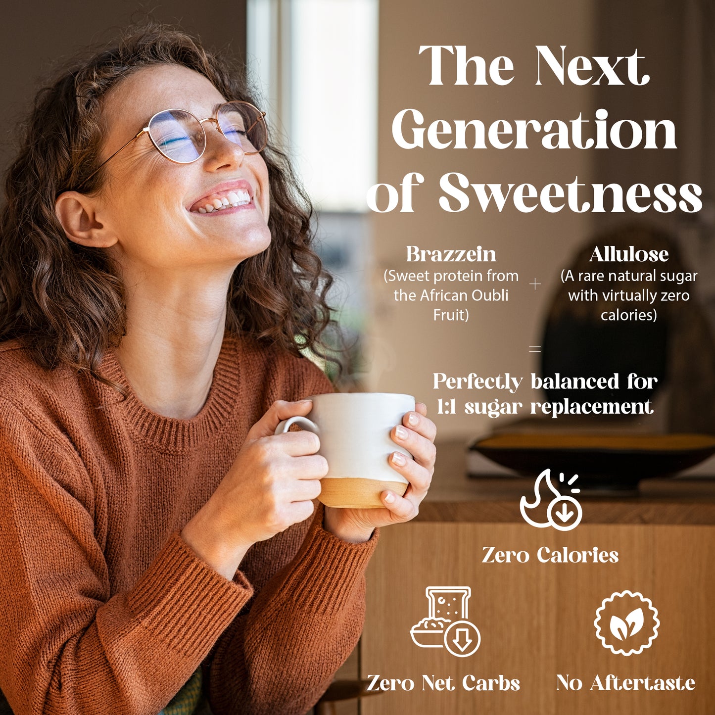 Brazzein Sweetener Blend with Allulose (1.25lb)