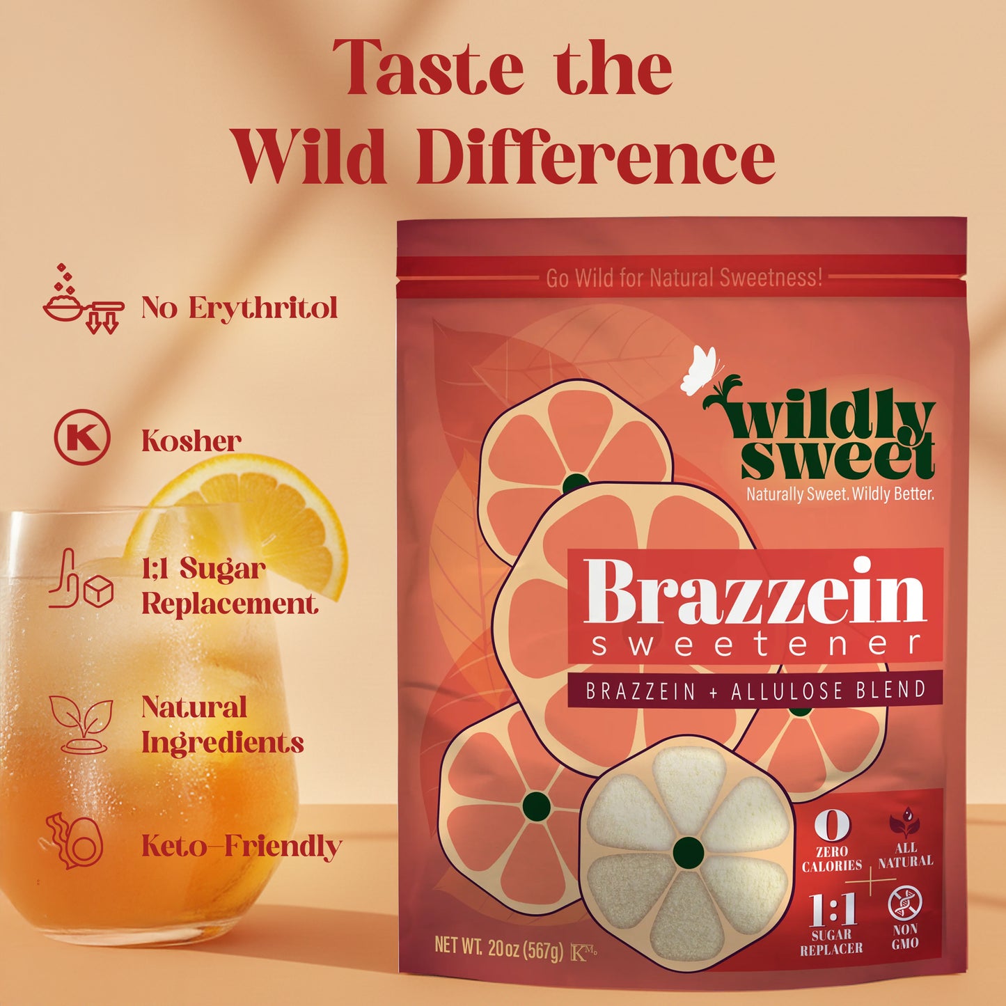 Brazzein Sweetener Blend with Allulose (1.25lb)