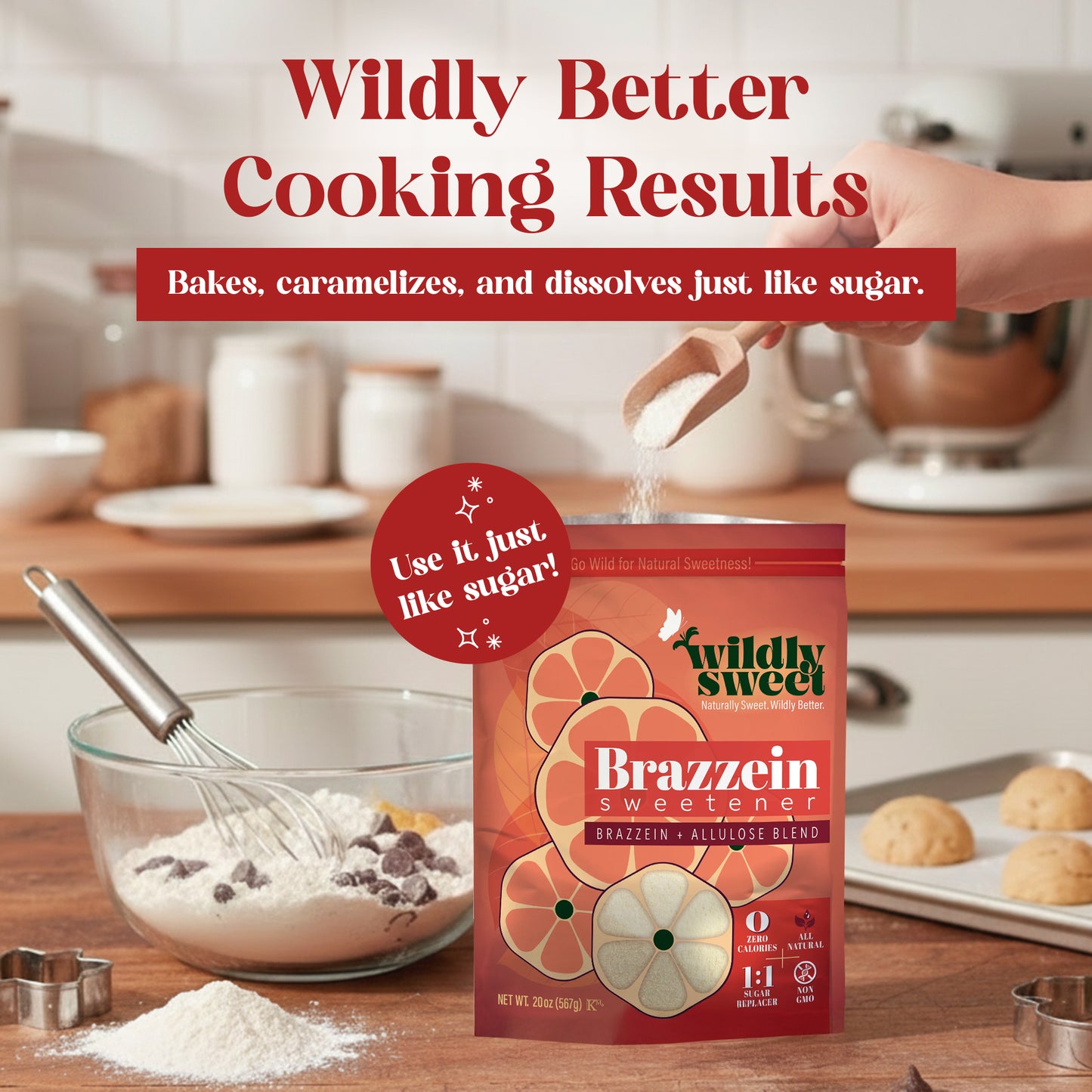 Brazzein Sweetener Blend with Allulose (1.25lb)