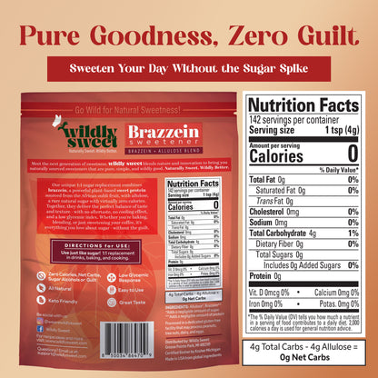 Brazzein Sweetener Blend with Allulose (1.25lb)
